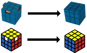 Rubik mirror - step 6