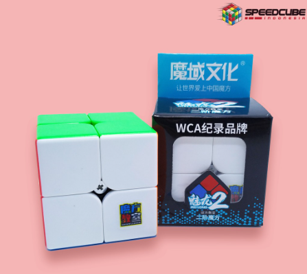 Rubik 2×2 Meilong Moyu Stickerless MFJS - Image 5