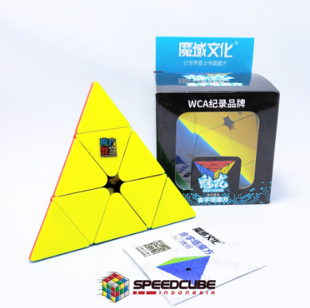 Speedcube – Rubik Pyraminx Moyu Meilong – Rubik Piramid Segitiga 3×3 Original - Image 2